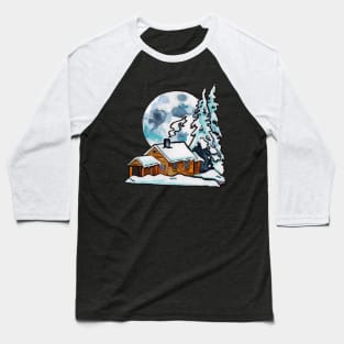 Cold Moon Baseball T-Shirt